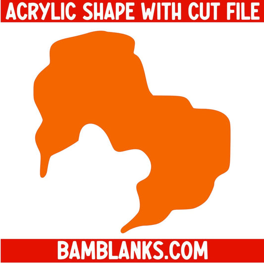 Sanderson Sisters Hair Bette - Acrylic Shape #578