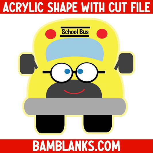 School Bus 2 - Acrylic Shape #1009