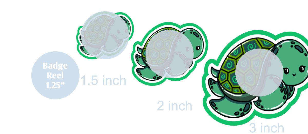 Sea Turtle 3 - DECAL AND ACRYLIC SHAPE #DA0909