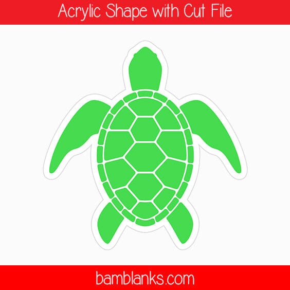 Sea Turtle - Acrylic Shape #1742