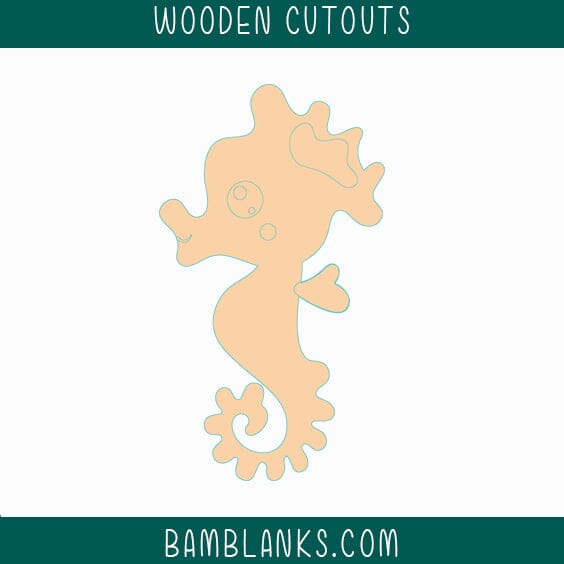 Seahorse Wood Blank #W015