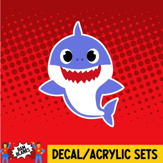 Shark Dad - DECAL AND ACRYLIC SHAPE #DA01151