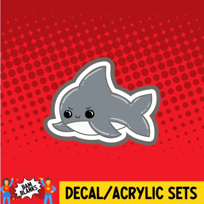 Shark - DECAL AND ACRYLIC SHAPE #DA0907