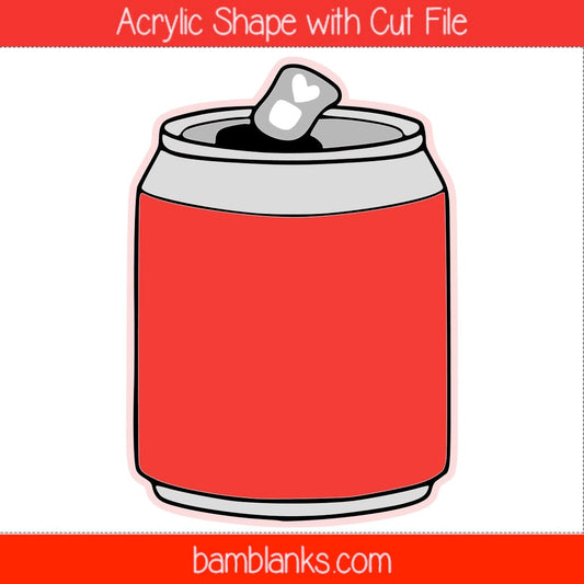 Short Can - Acrylic Shape #1465