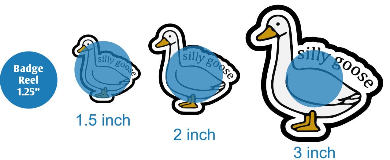 Silly Goose - DECAL AND ACRYLIC SHAPE #DA01367