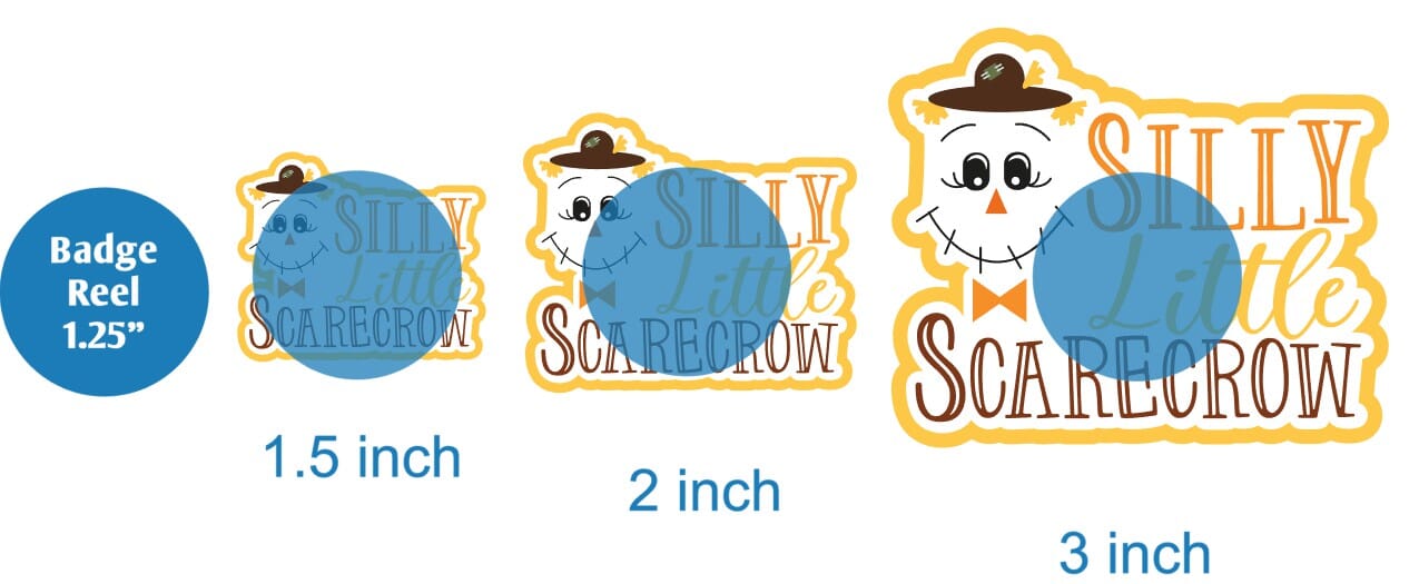 Silly Little Scarecrow - DECAL AND ACRYLIC SHAPE #DA01343