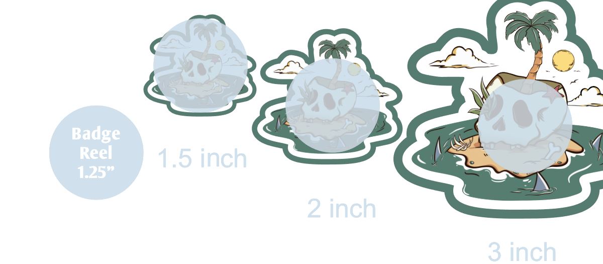 Skull Island - DECAL AND ACRYLIC SHAPE #DA0903