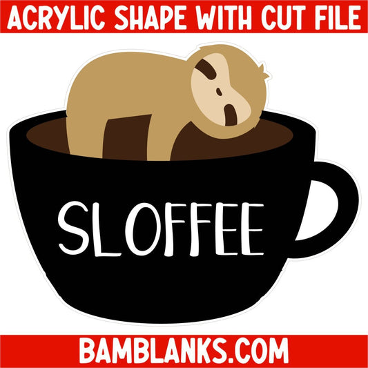 Sloffee - Acrylic Shape #023