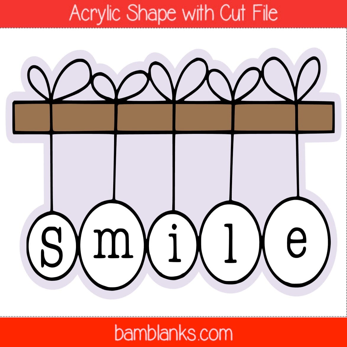 Smile - Acrylic Shape #1486