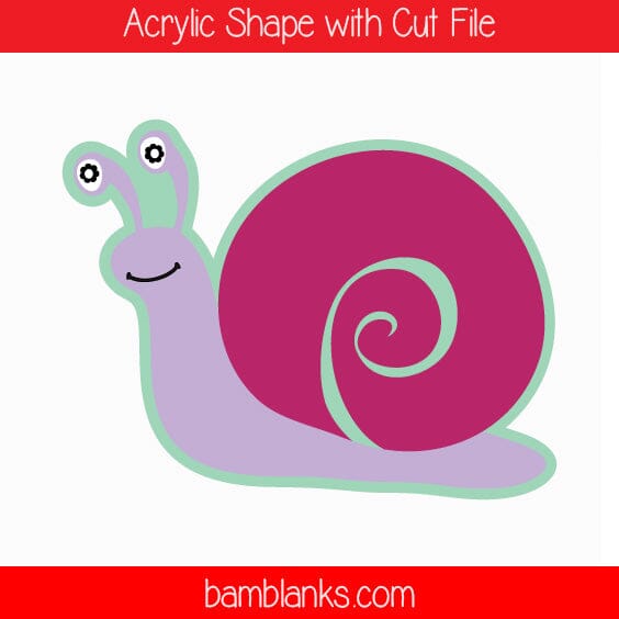 Snail - Acrylic Shape #367