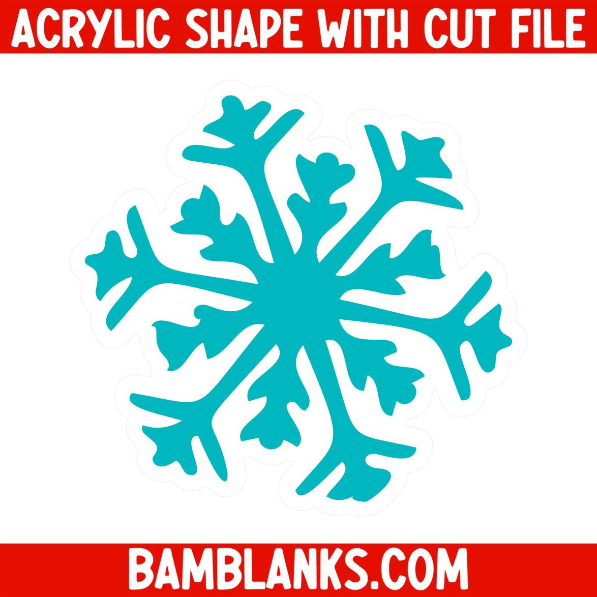 Snowflake - Acrylic Shape #566