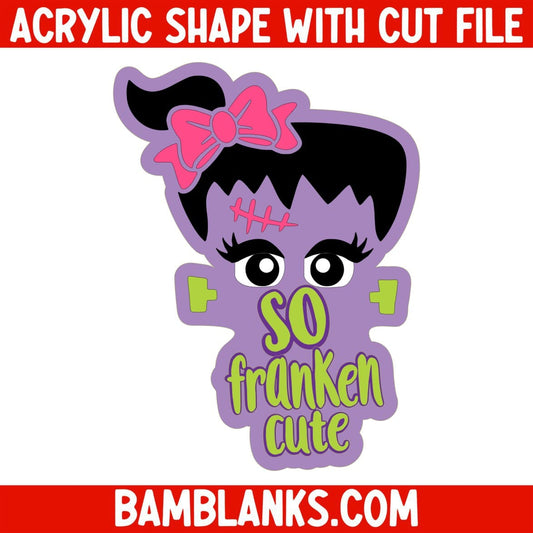 So Franken Cute - Acrylic Shape #788