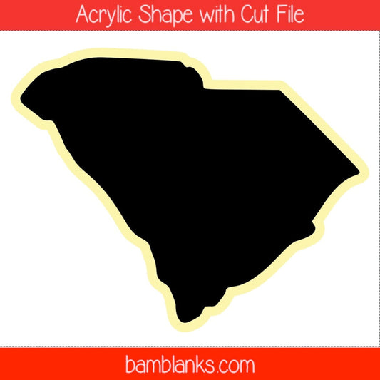 South Carolina - Acrylic Shape #1804