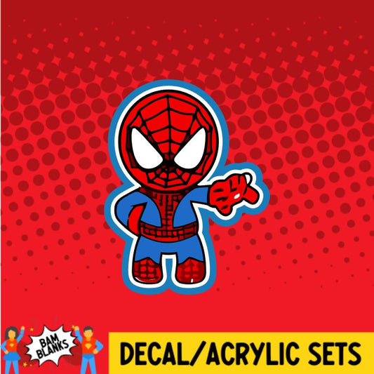 Spider Superhero - DECAL AND ACRYLIC SHAPE #DA01221