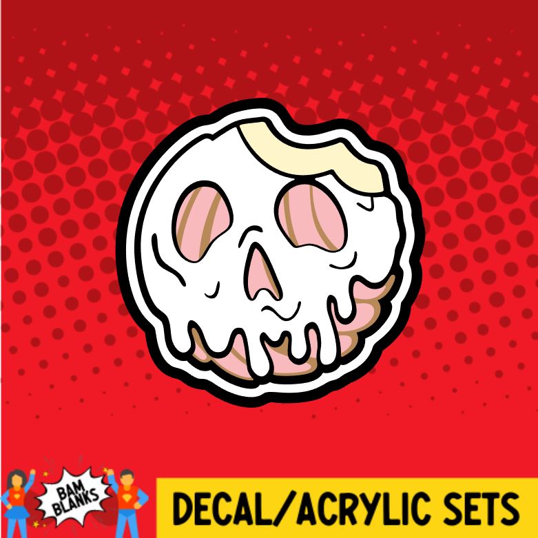 Spooky Concha - DECAL AND ACRYLIC SHAPE #DA0318