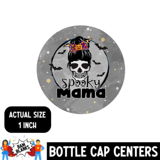 Spooky Mama - Bottle Cap Center #BC0007