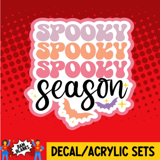 Spooky Season - DECAL AND ACRYLIC SHAPE #DA0240
