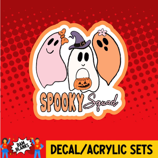 Spooky Squad - DECAL AND ACRYLIC SHAPE #DA0223