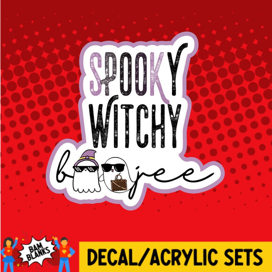 Spooky Witchy Boojee - DECAL AND ACRYLIC SHAPE #DA0224