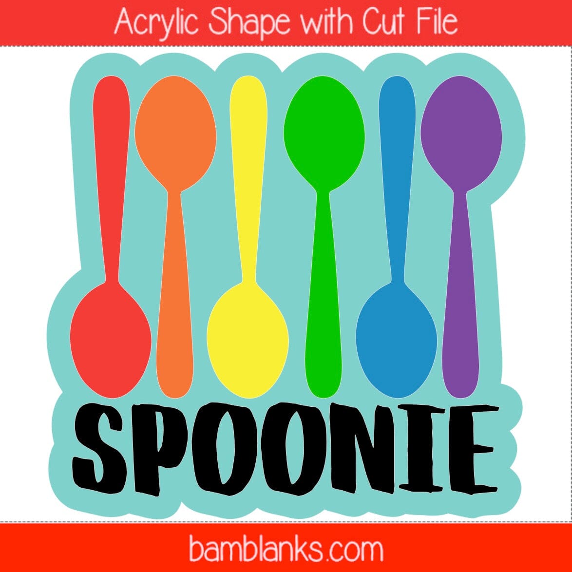 Spoonie - Acrylic Shape #1598