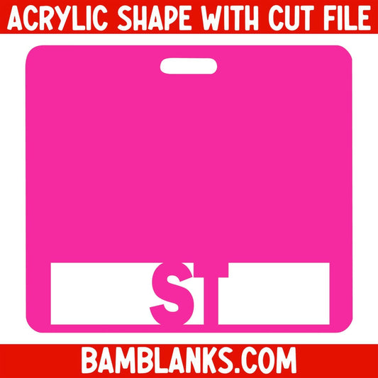 ST Tag - Acrylic Shape #2085