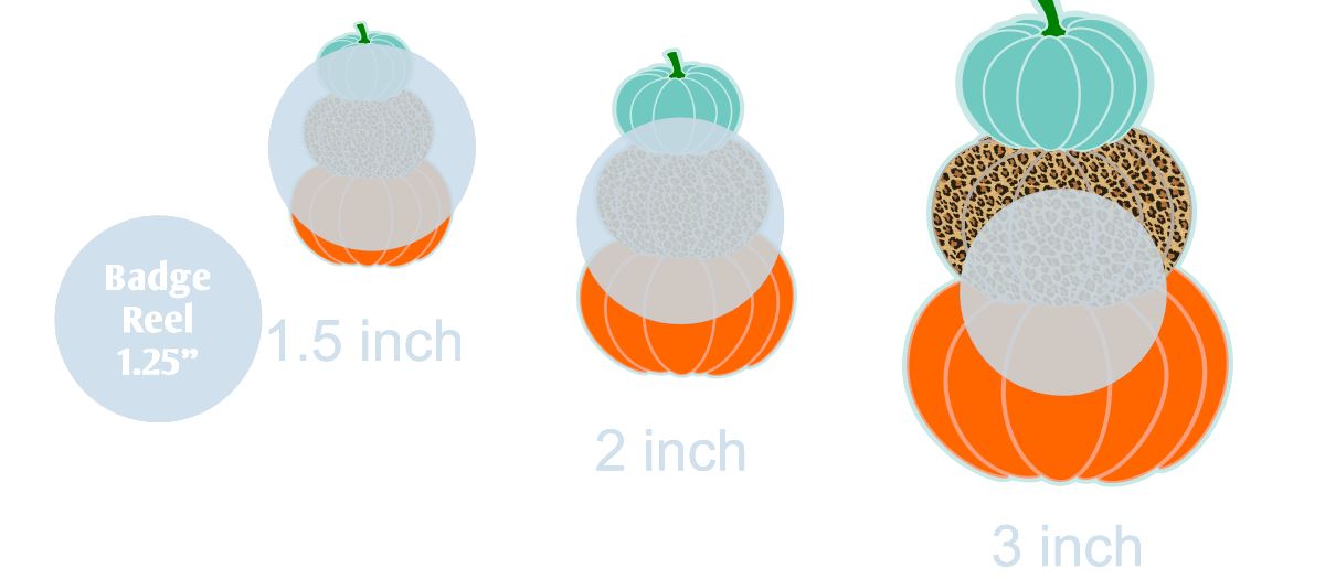 Stacked Pumpkins 1 - DECAL AND ACRYLIC SHAPE #DA0482