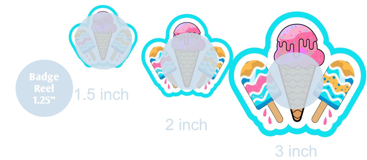 Summer Treats - DECAL AND ACRYLIC SHAPE #DA0888