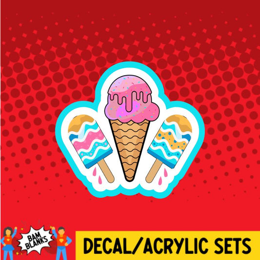 Summer Treats - DECAL AND ACRYLIC SHAPE #DA0888