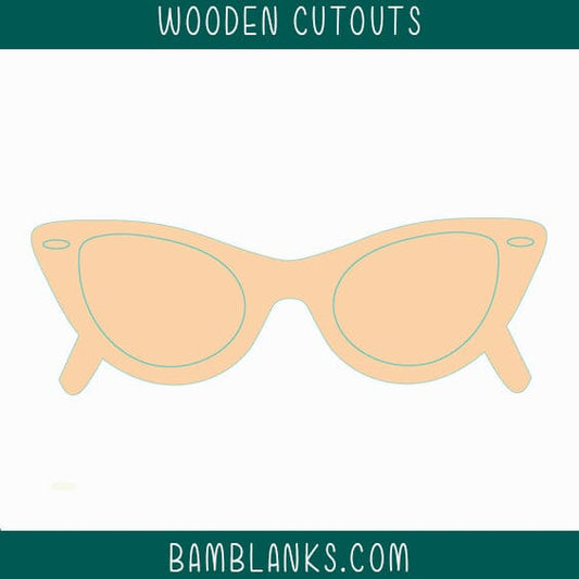 Sunglasses Wood Blank #W011