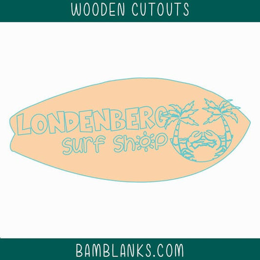 Surfboard Wood Blank #W022