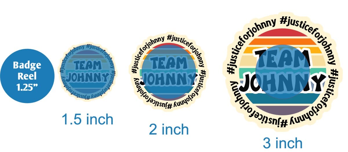 Team Johnny - Acrylic Shape #2058