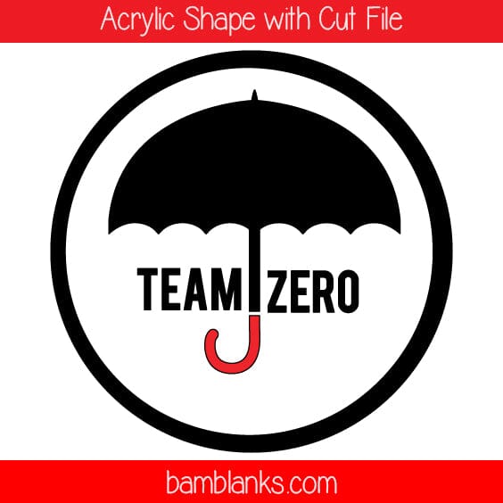 Team Zero - Acrylic Shape #968