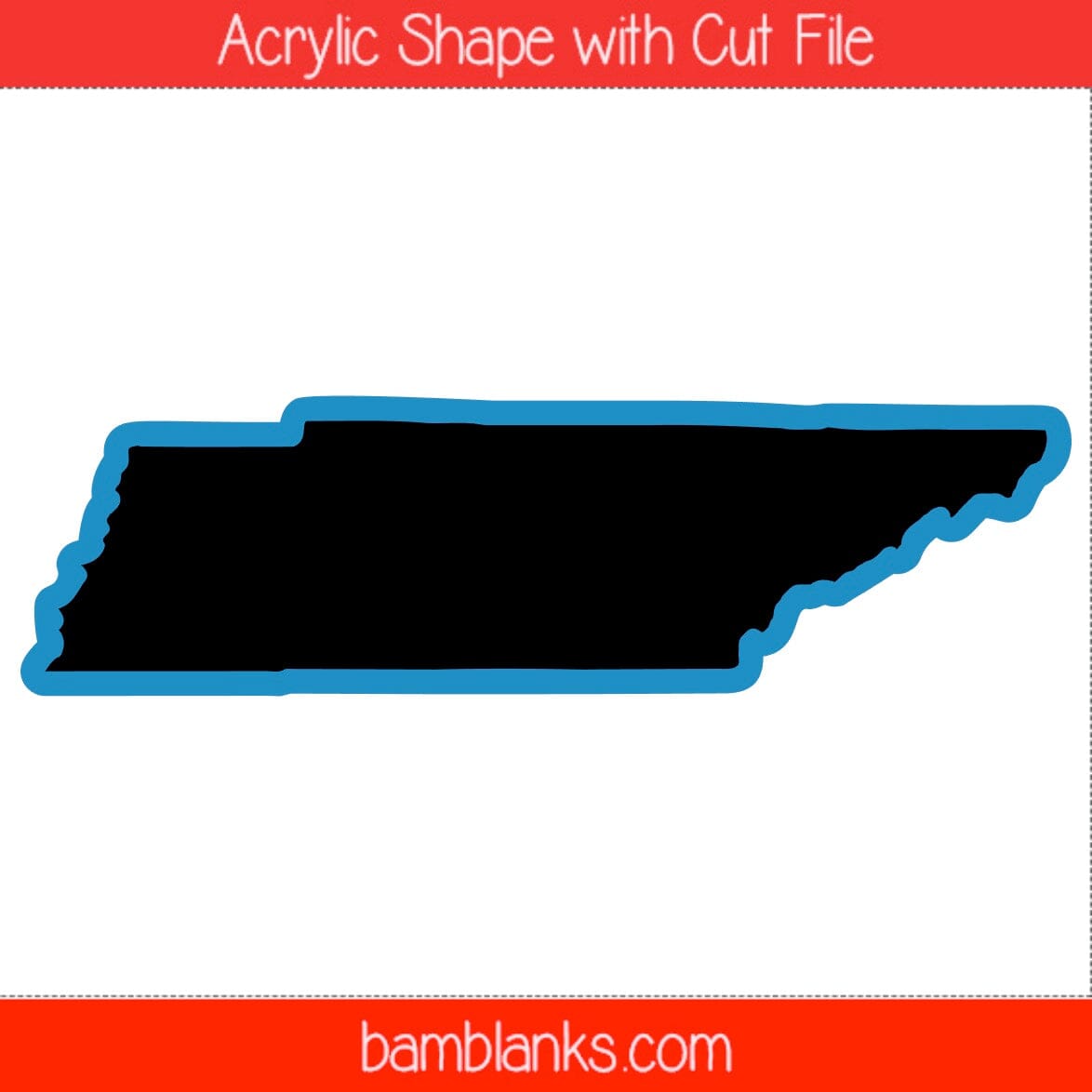 Tennessee - Acrylic Shape #1806