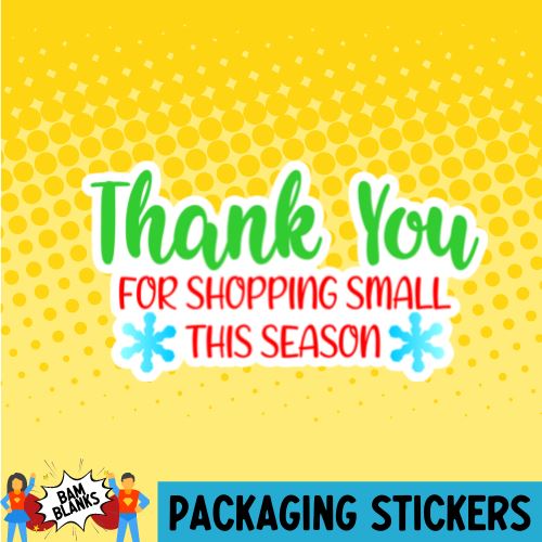 Thank You for Shopping Small This Season - Christmas #PS0092