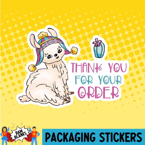 Thank You For Your Order - Llama #PS0105
