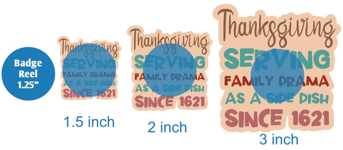 Thanksgiving Family Drama - Acrylic Shape #1864