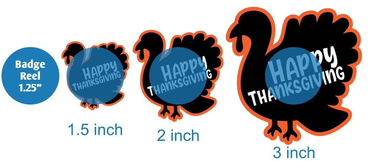 Thanksgiving Turkey - Acrylic Shape #1835