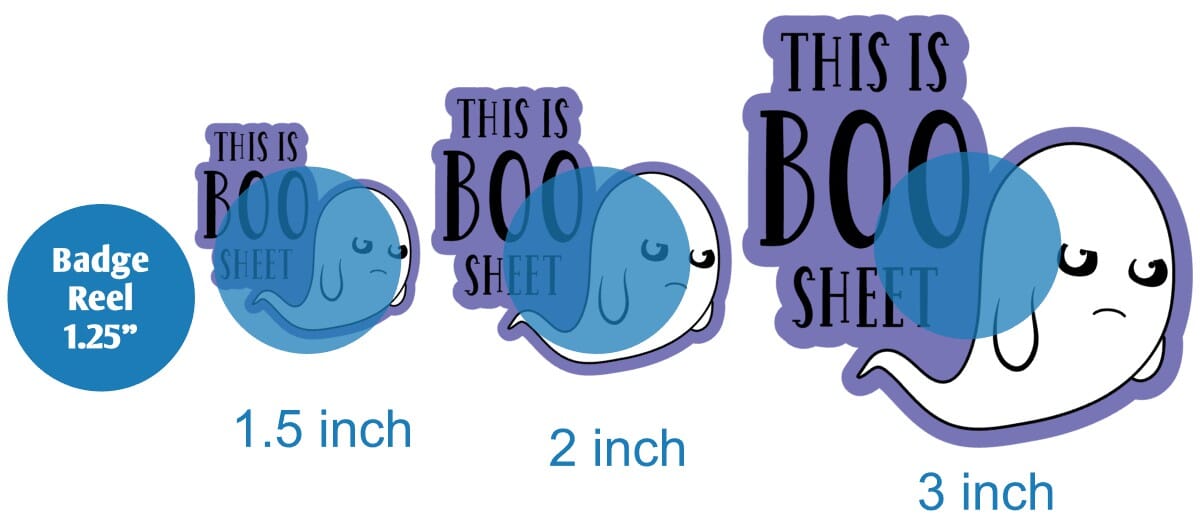 This is Boo Sheet - Acrylic Shape #1024