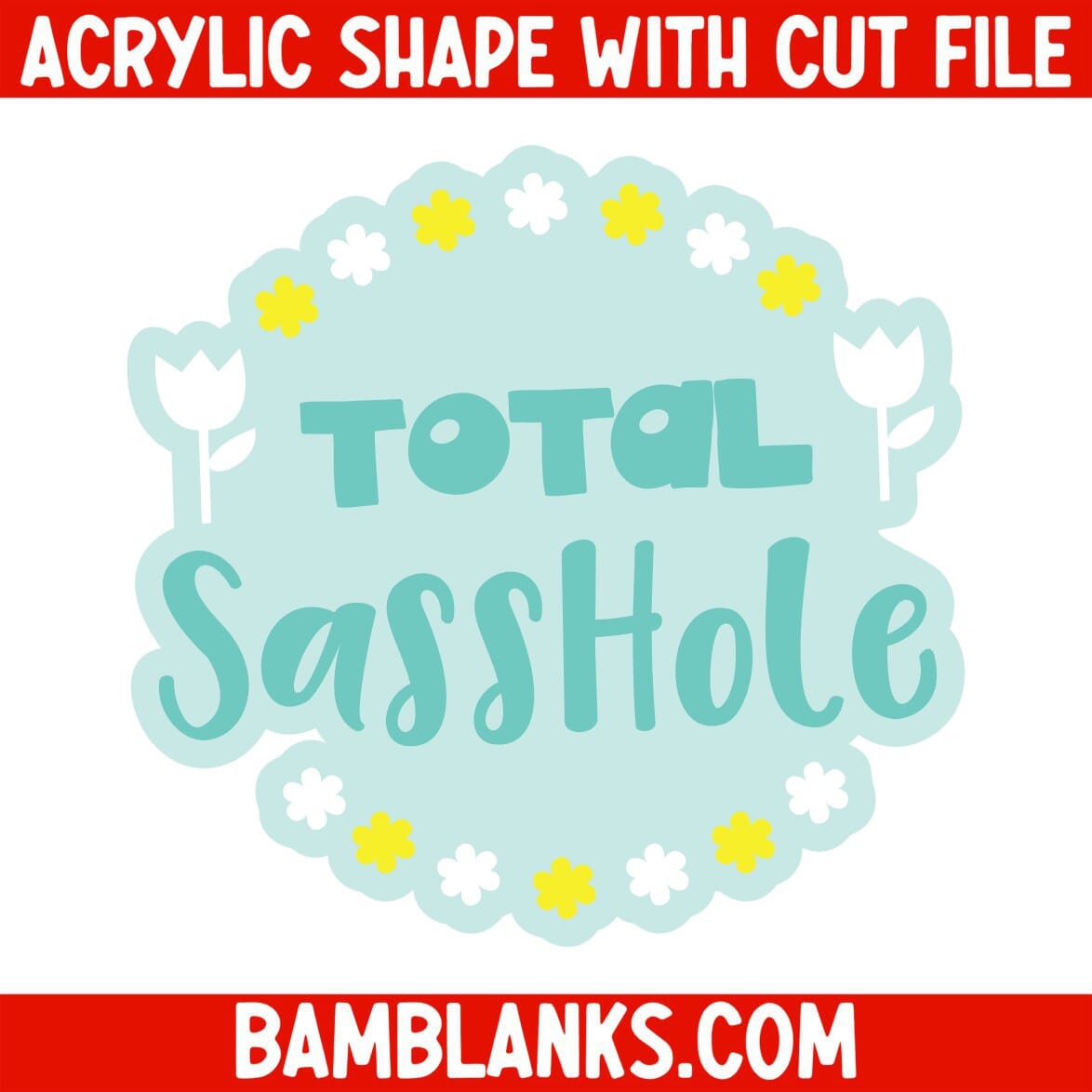 Total Sasshole - Acrylic Shape #1061