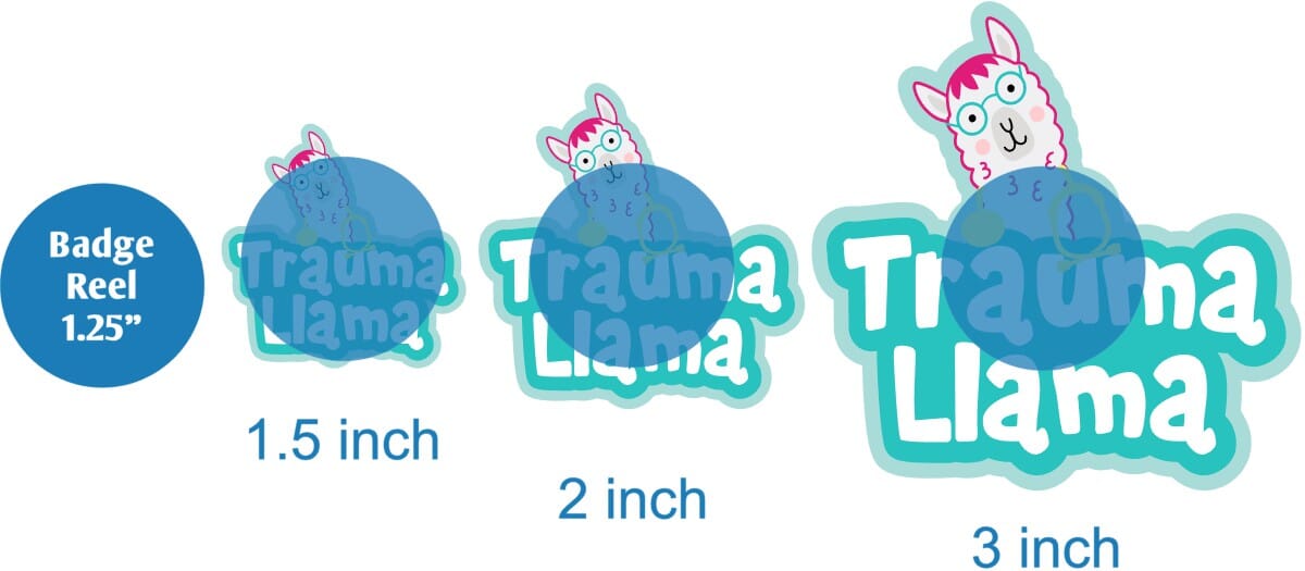 Trauma Llama - DECAL AND ACRYLIC SHAPE #DA0292