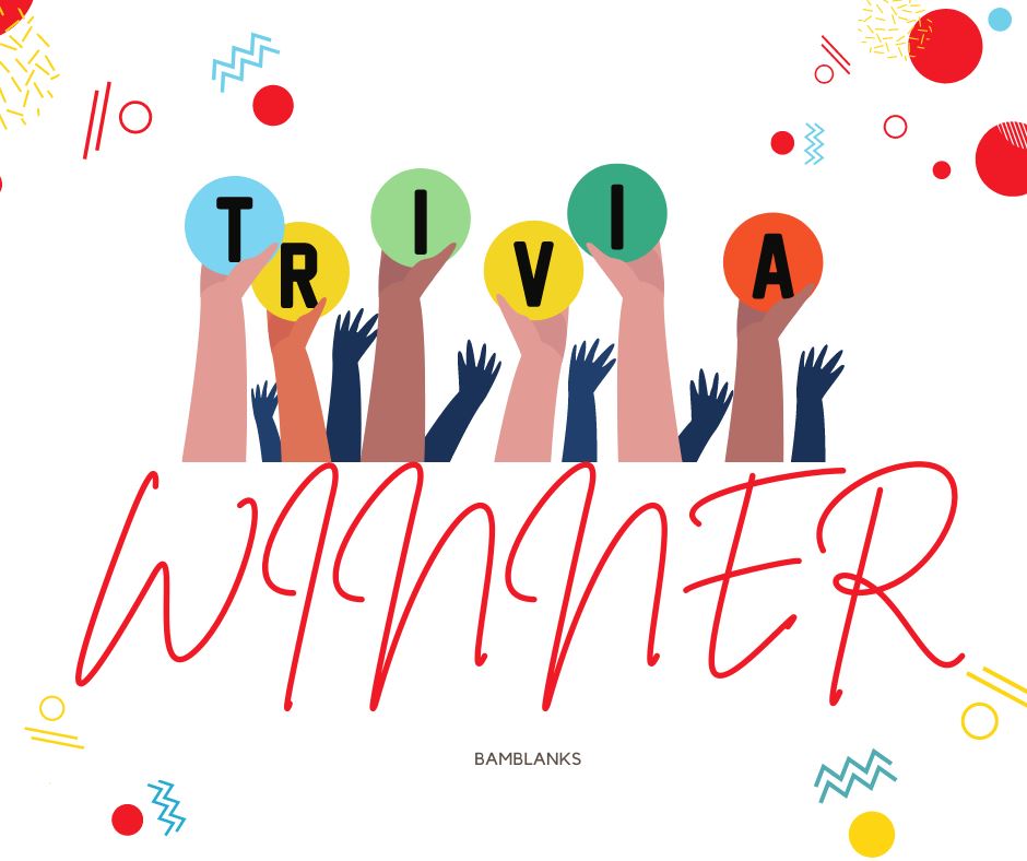 Trivia Winner - Decal and Acrylic Set