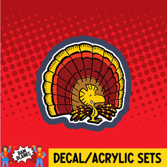 Turkey Woodstock - DECAL AND ACRYLIC SHAPE #DA0502