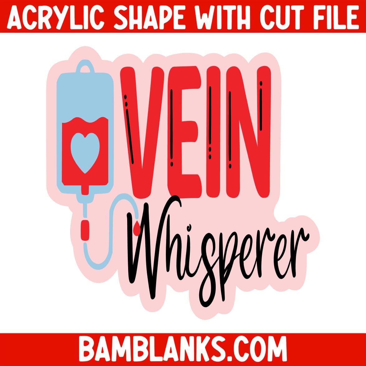 Vein Whisperer - Acrylic Shape #2098