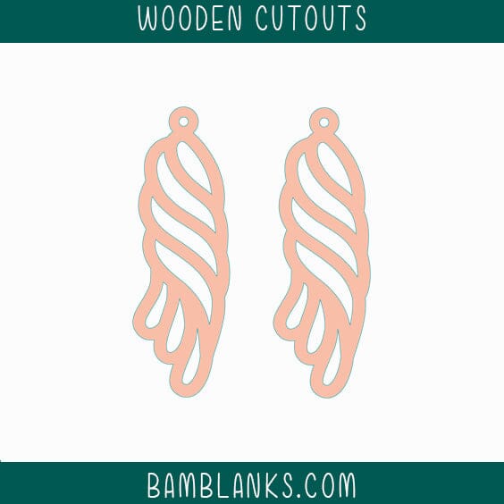 Waco Earrings Wood Blanks #W043