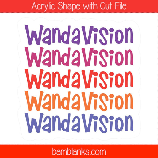 WandaVision - Acrylic Shape #1576