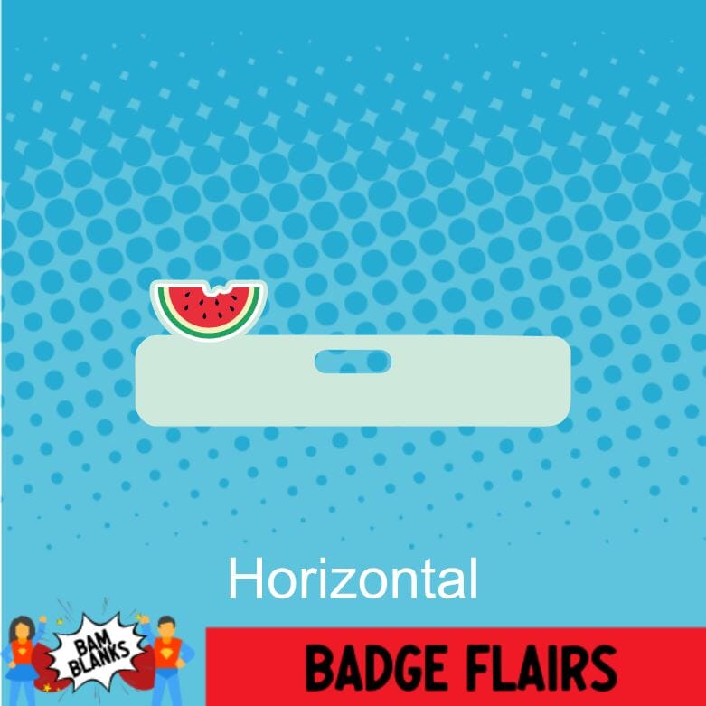 Watermelon - BADGE FLAIR DECAL AND ACRYLIC #BF0008