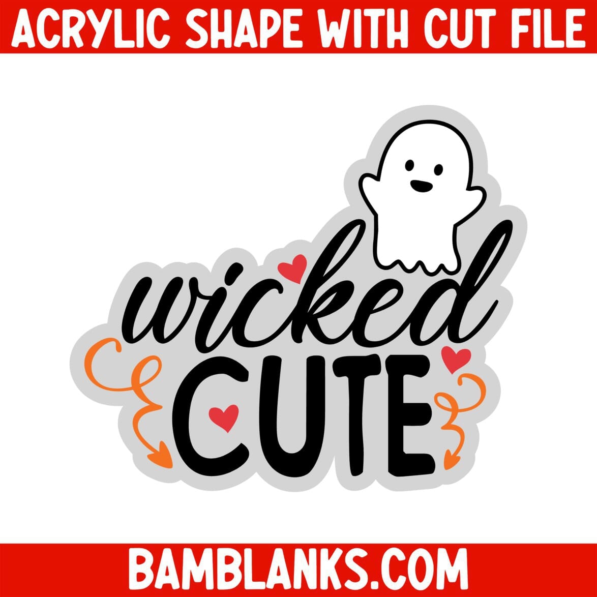 Wicked Cute - Acrylic Shape #858