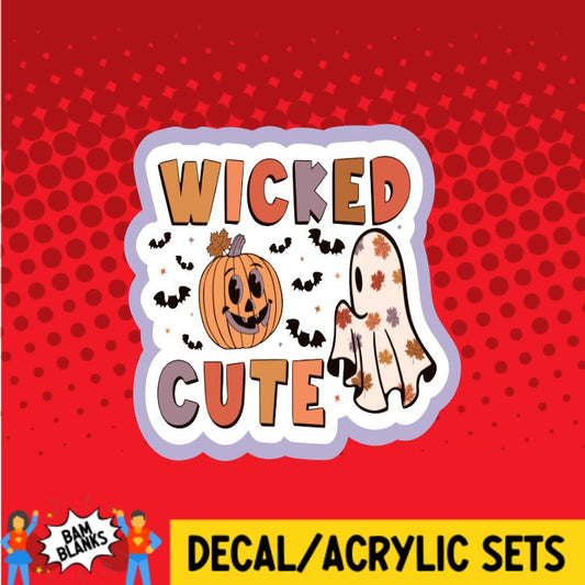 Wicked Cute Fall Ghost - DECAL AND ACRYLIC SHAPE #DA0