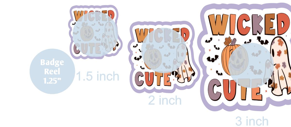 Wicked Cute Fall Ghost - DECAL AND ACRYLIC SHAPE #DA0