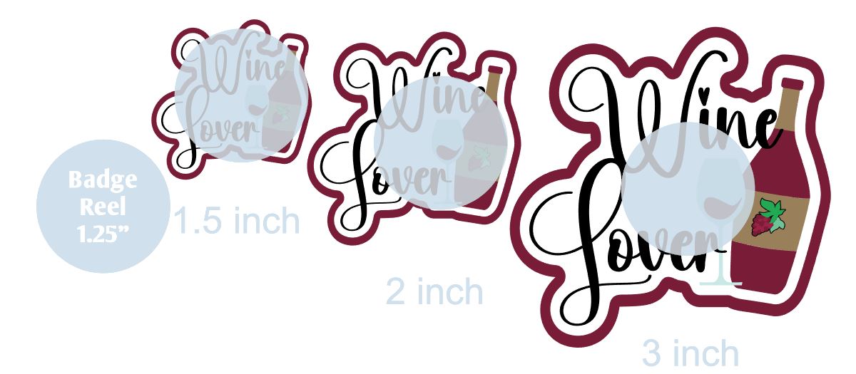 Wine Lover- DECAL AND ACRYLIC SHAPE #DA0112